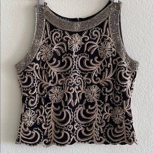 Jkara sequin top